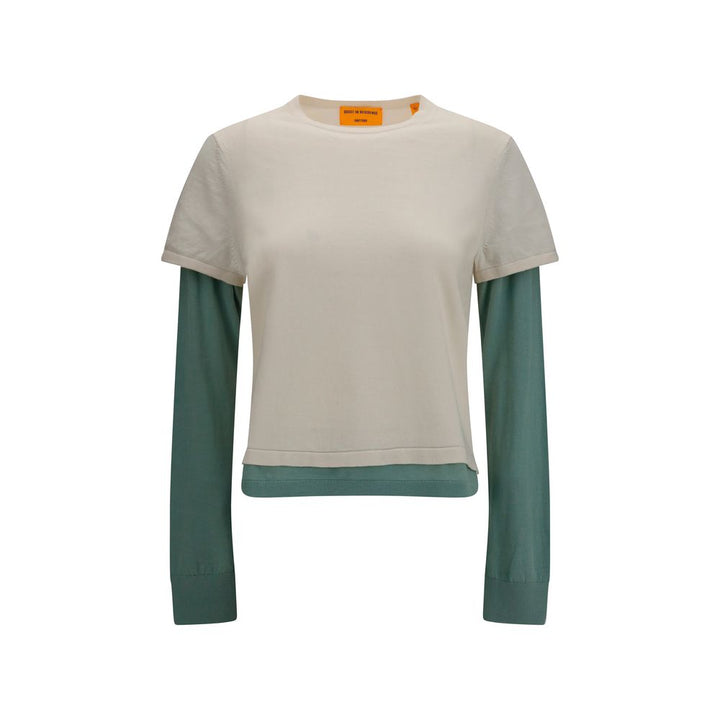 Guest in Residence Beige Cotton Sweatshirt