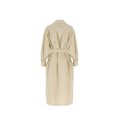 Max Mara Beige Cotton False