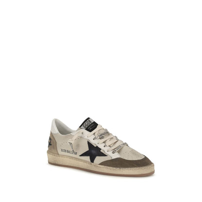 Golden Goose White Calf Leather Bos Taurus Low Top Sneakers