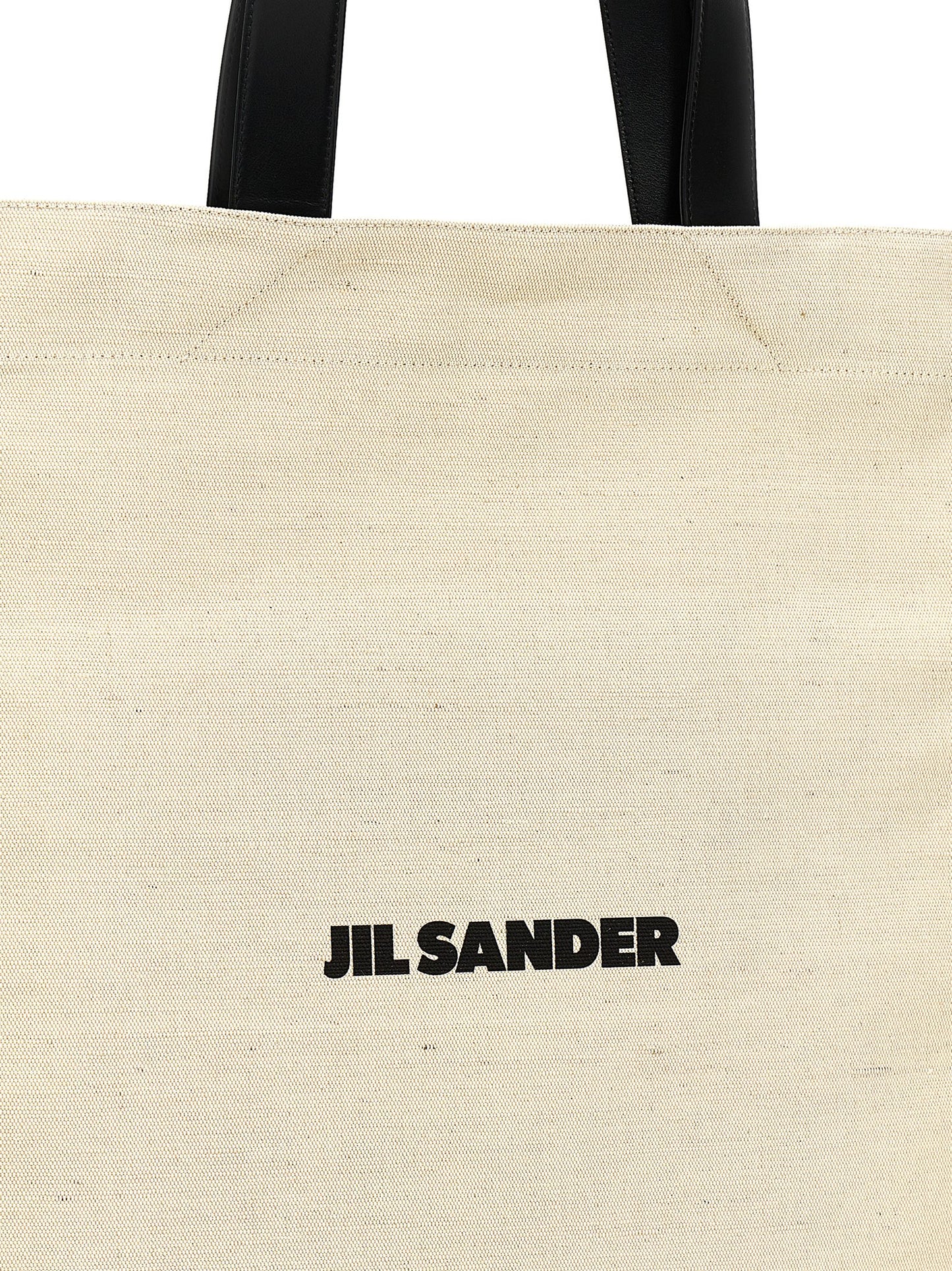 Jil Sander Bicolor Cotton Tote Bag