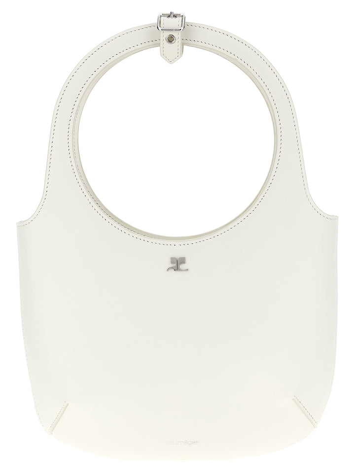 Courrèges White Calfskin Handbag