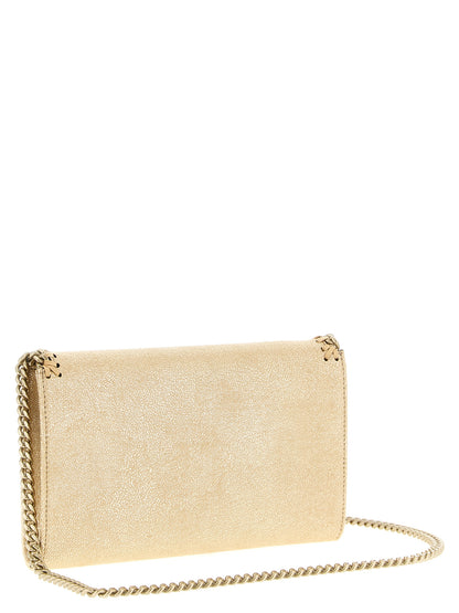 Stella McCartney Gold Polyester Cardholder