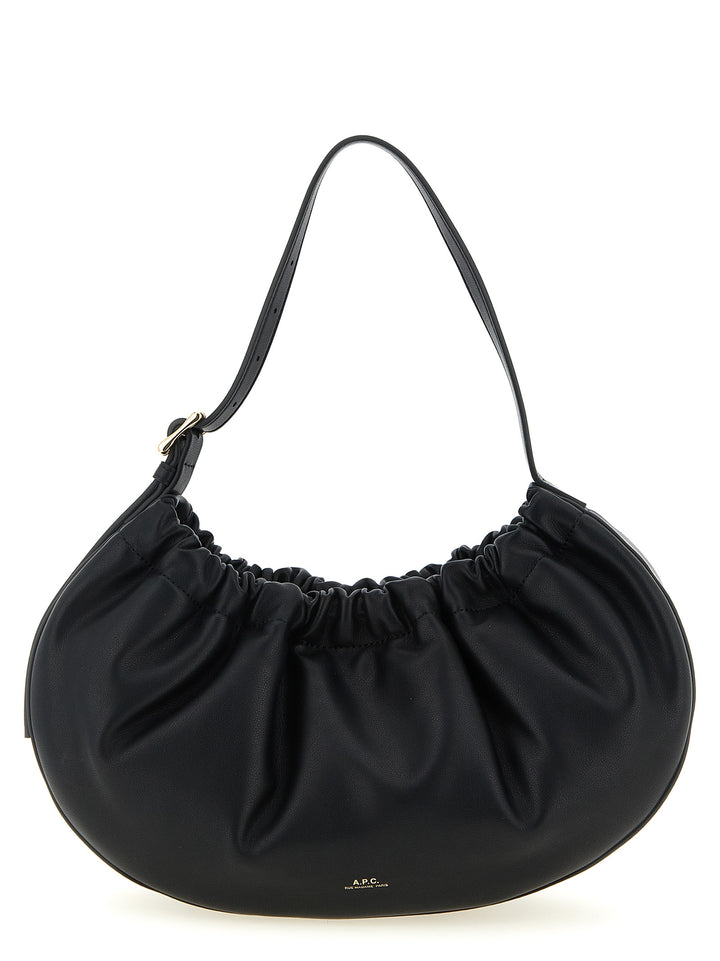 A.P.C. Black Polyethylene Shoulder Bag