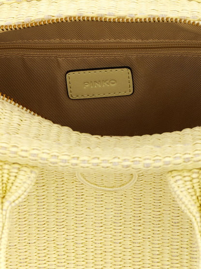 PINKO Bicolor Polypropylene Tote Bag