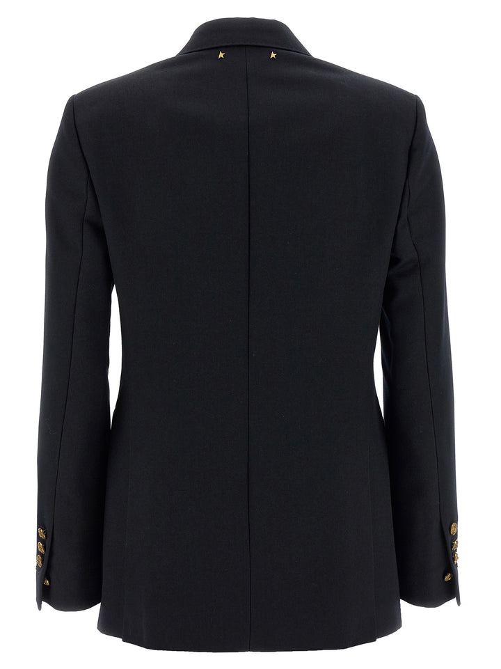 Golden Goose Blue Polyester Blazer