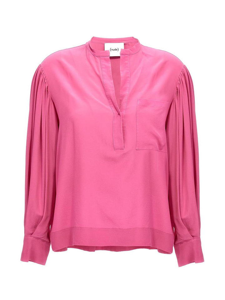 NUDE Multicolor Silk Blouse