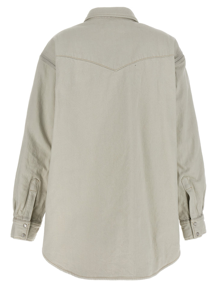Maison Margiela White Cotton Denim Jacket