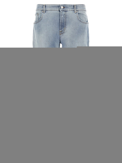 Department 5 Blue Cotton Slim Fit Jeans