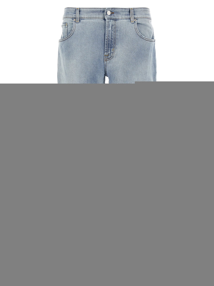 Department 5 Blue Cotton Slim Fit Jeans