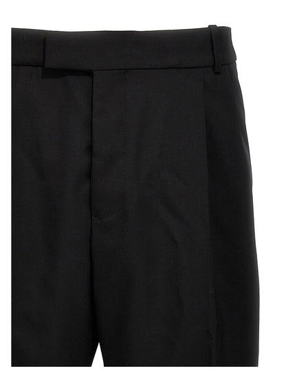 Alexander McQueen Black Wool Dress Pants