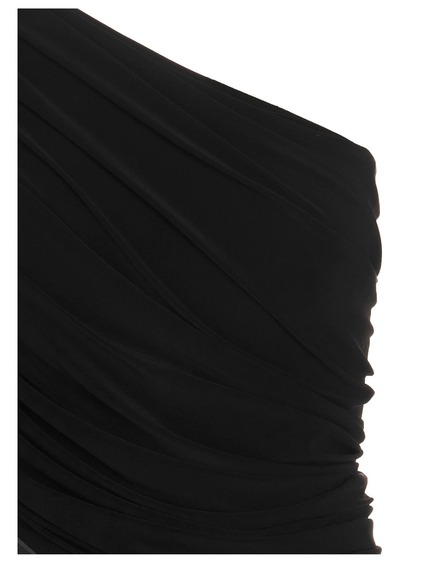 Norma Kamali Black Polyamide Tank Tops