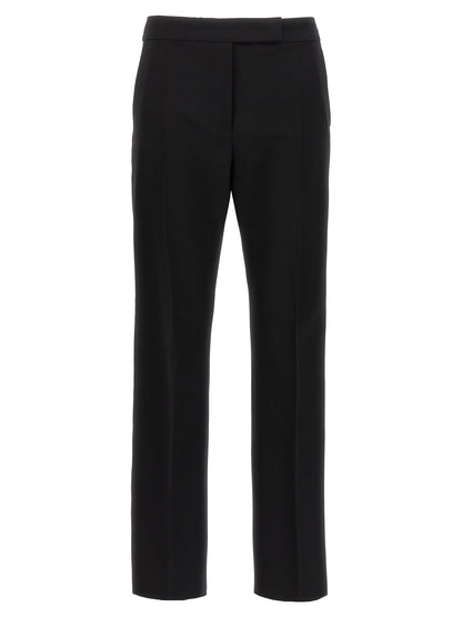 Max Mara Black Virgin Wool Dress Pants