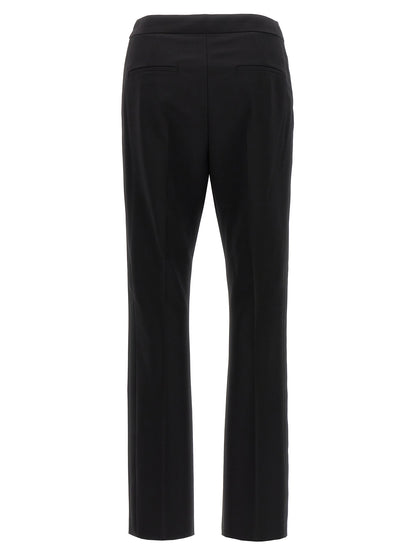 Max Mara Black Virgin Wool Dress Pants