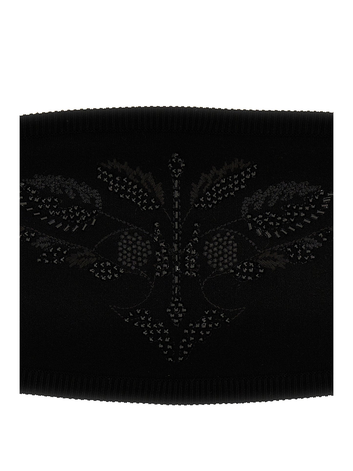 Max Mara Black Viscose Tank Tops