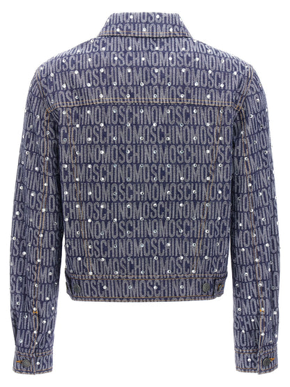 Moschino Blue Cotton Denim Jacket