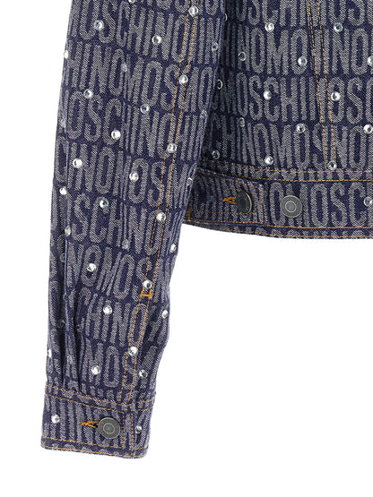 Moschino Blue Cotton Denim Jacket