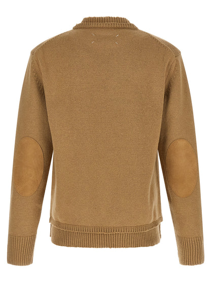 Maison Margiela Beige Wool Cardigan