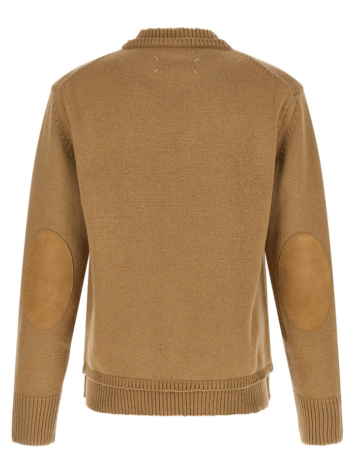 Maison Margiela Beige Wool Cardigan