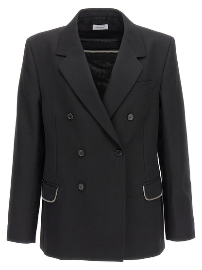 Off-White Black Virgin Wool Blazer