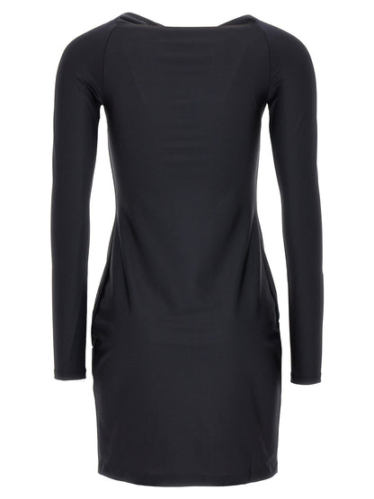 Coperni Black Polyamide Short Dress