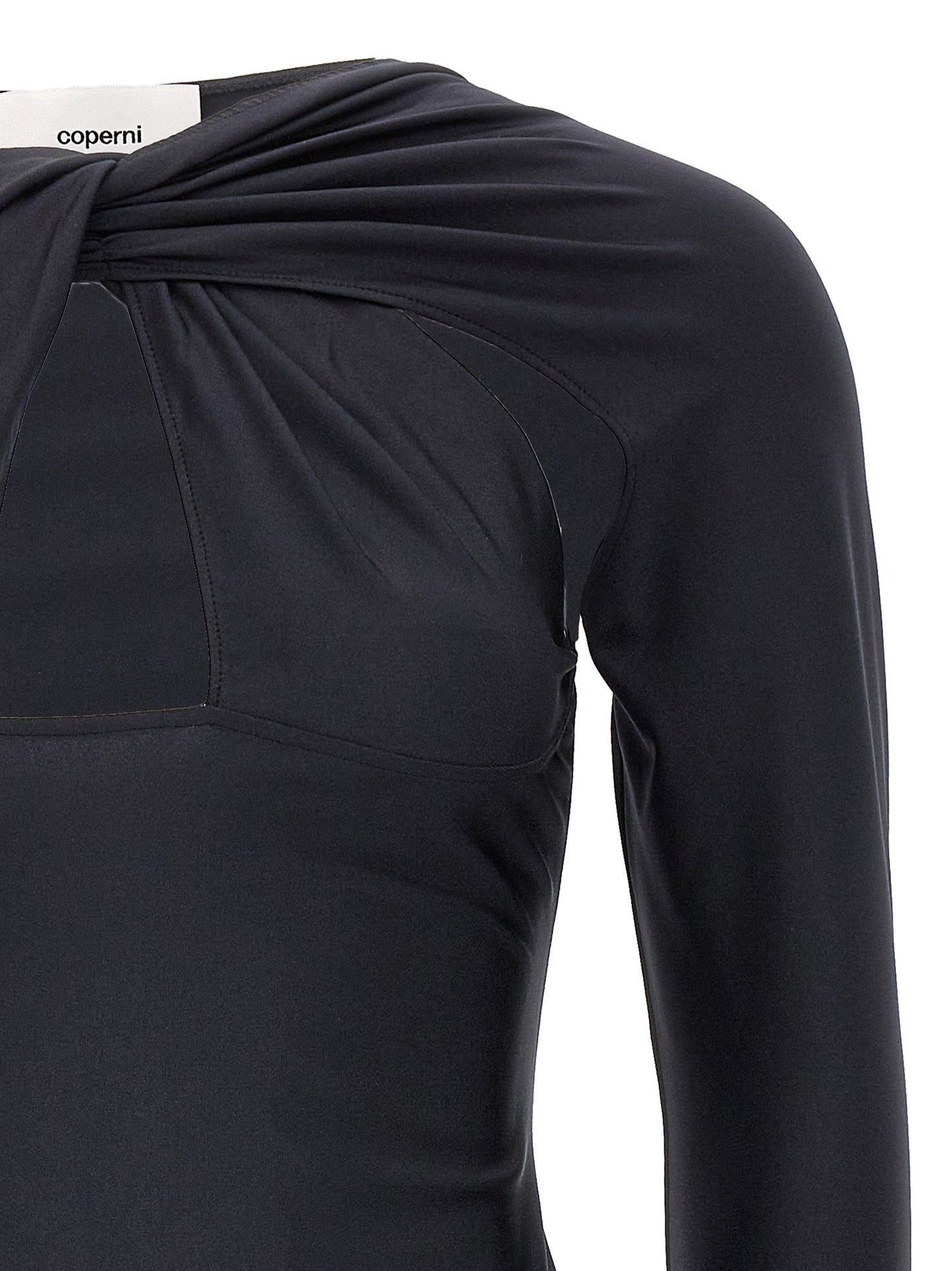 Coperni Black Polyamide Short Dress