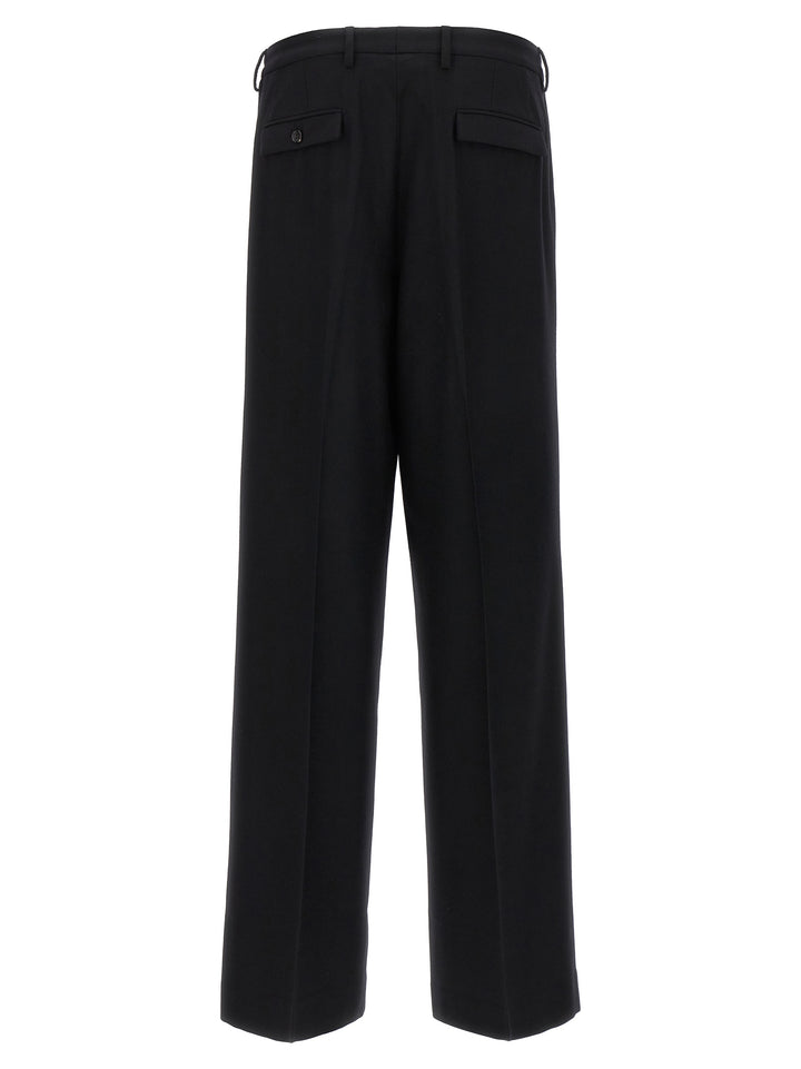 CELLAR DOOR Black Virgin Wool Dress Pants