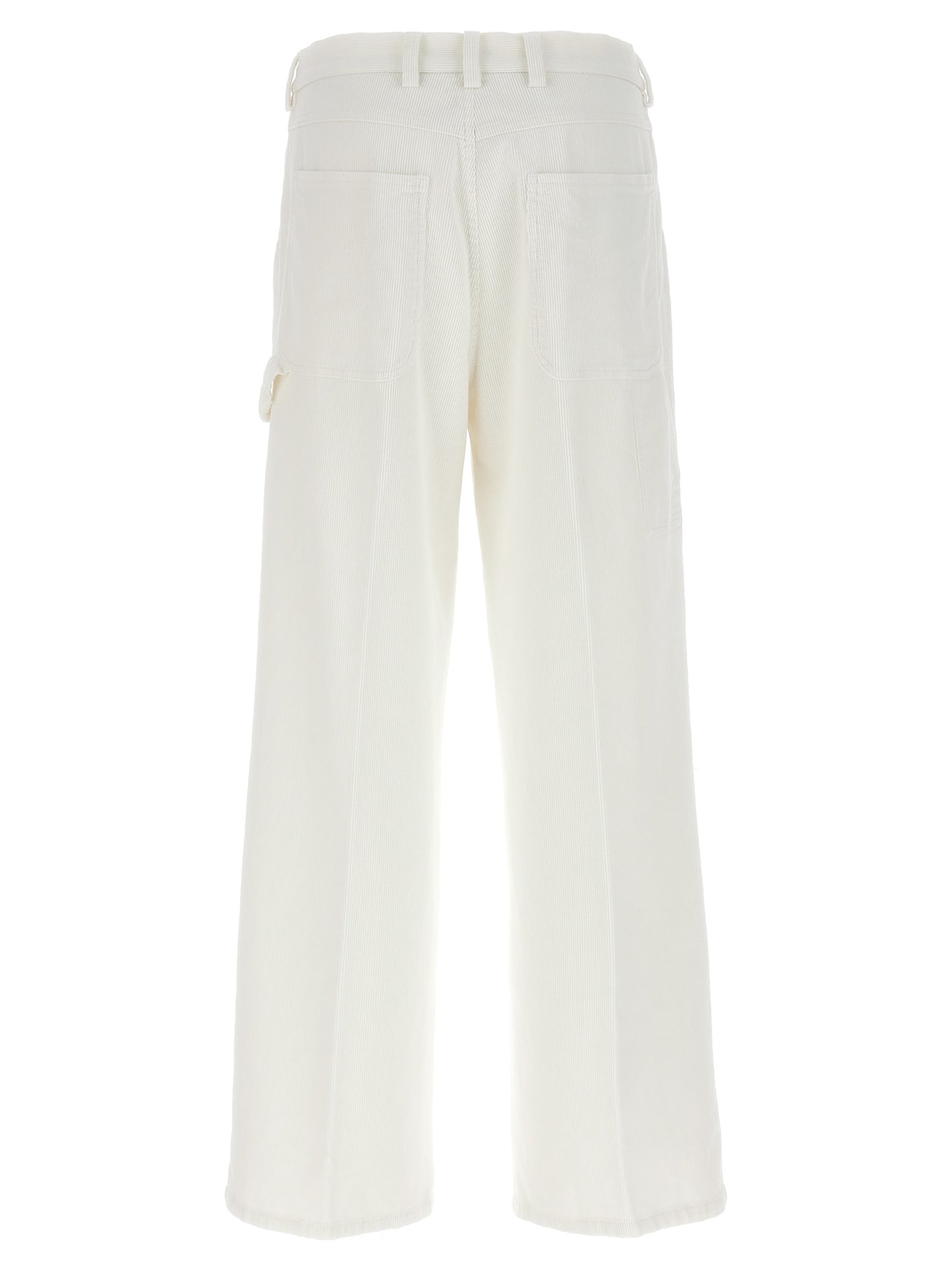 CELLAR DOOR White Cotton Casual Pants