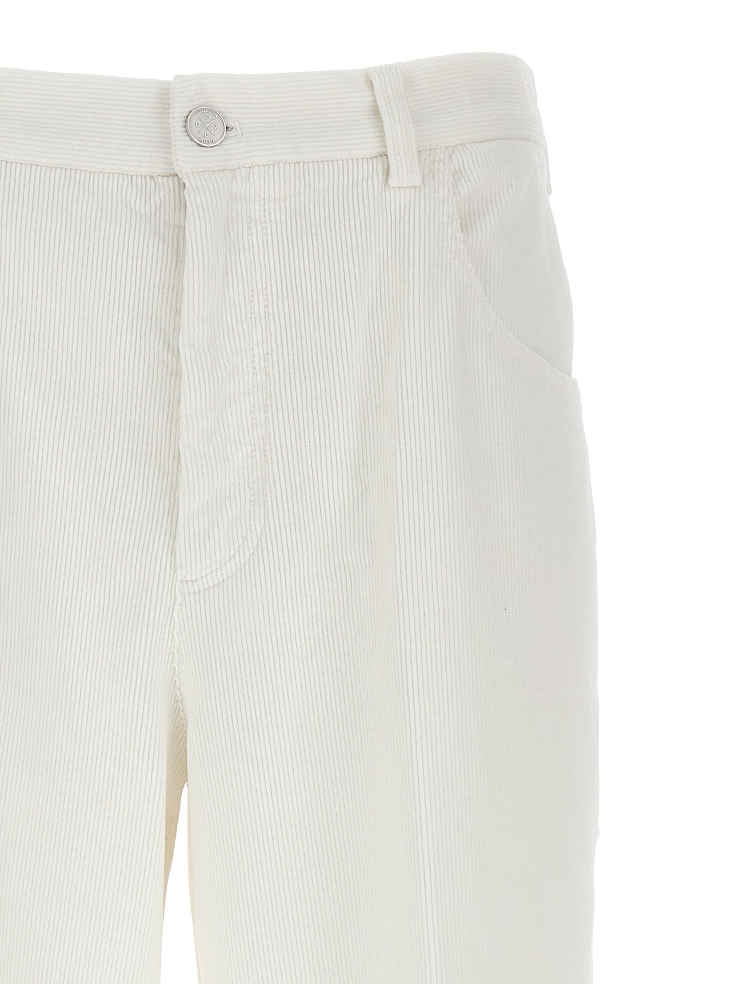 CELLAR DOOR White Cotton Casual Pants