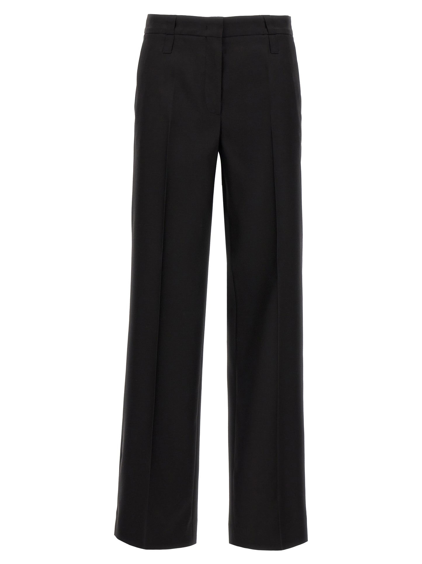 CELLAR DOOR Black Virgin Wool Dress Pants