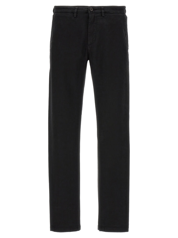 Department 5 Black Cotton Casual Pants