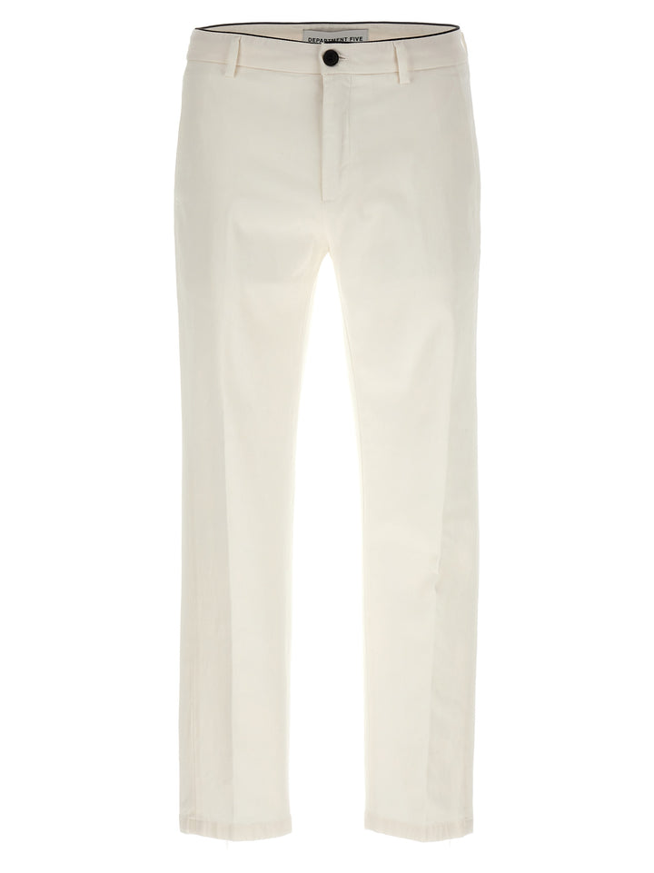 Department 5 White Cotton Pants