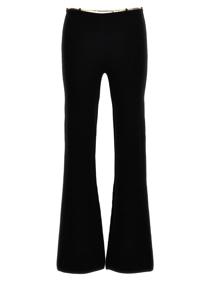 Alexander Wang Black Wool Casual Pants