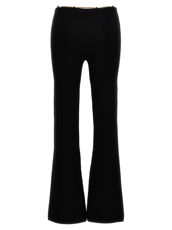 Alexander Wang Black Wool Casual Pants