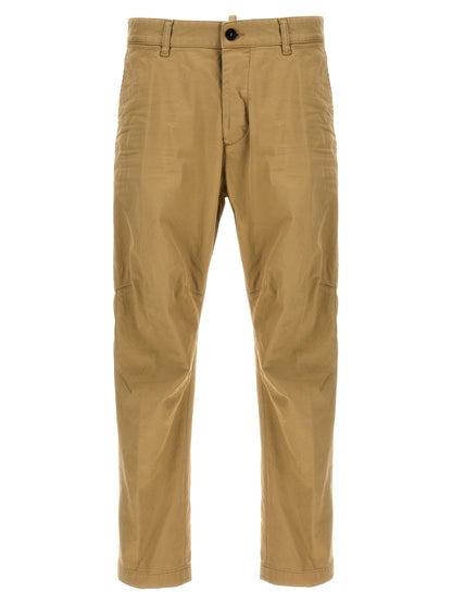 Dsquared² Beige Cotton Chino Pants