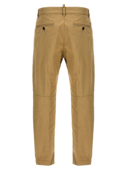 Dsquared² Beige Cotton Chino Pants