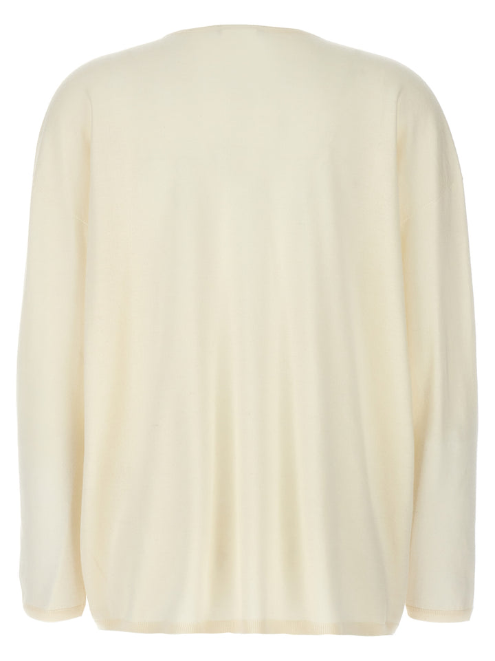 Max Mara White Cashmere Cardigan