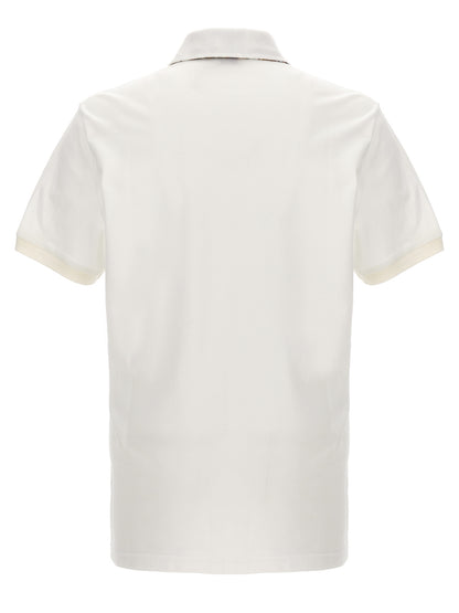 Etro White Cotton Polo Shirt