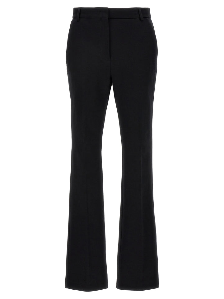 Sportmax Black Cotton Casual Pants
