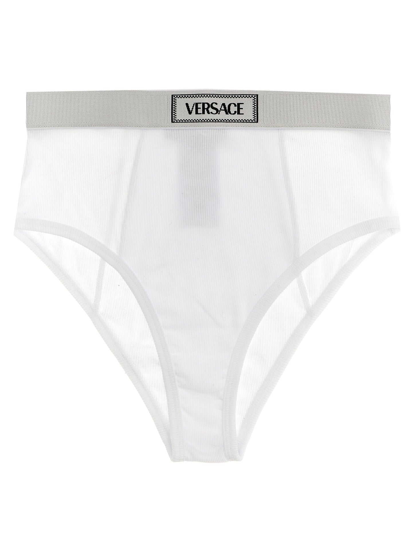 Versace White Cotton Briefs