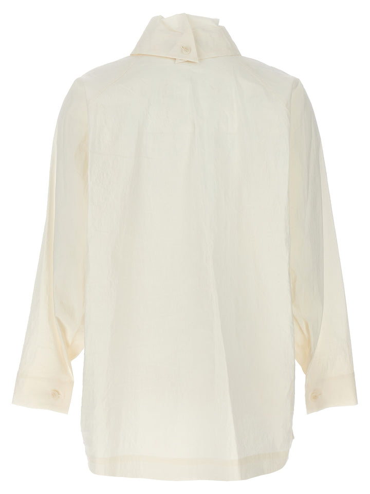 Issey Miyake White Fibers Blouse