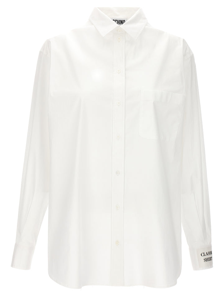 Moschino White Cotton Blouse