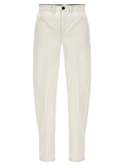 Department 5 White Cotton Casual Pants