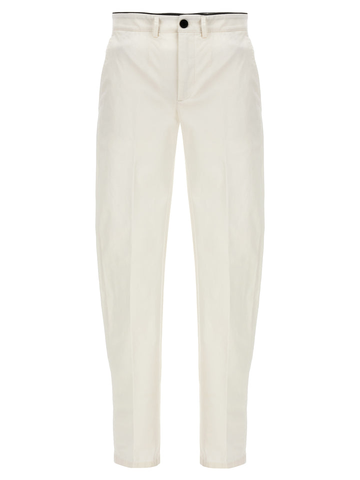 Department 5 White Cotton Casual Pants