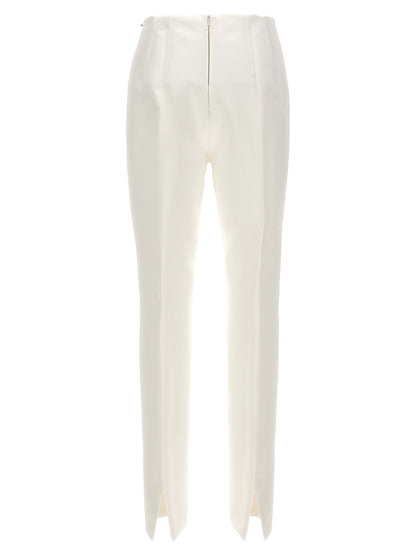Sportmax White Acetate Dress Pants