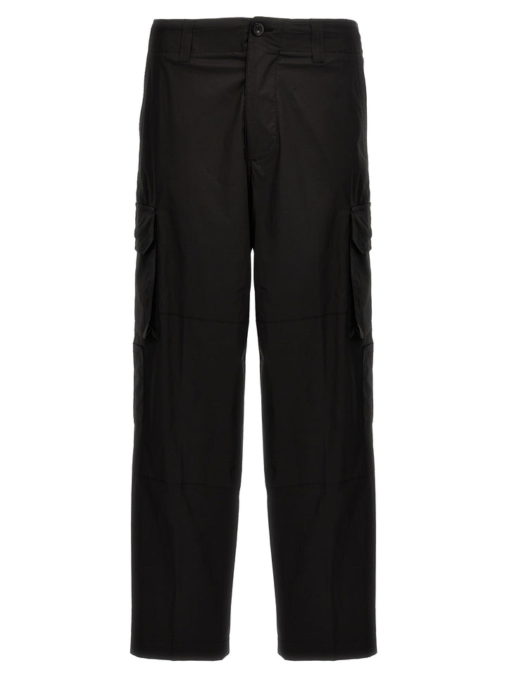 Department 5 Black Cotton Cargo Pants
