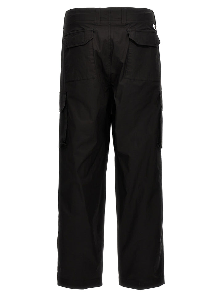 Department 5 Black Cotton Cargo Pants