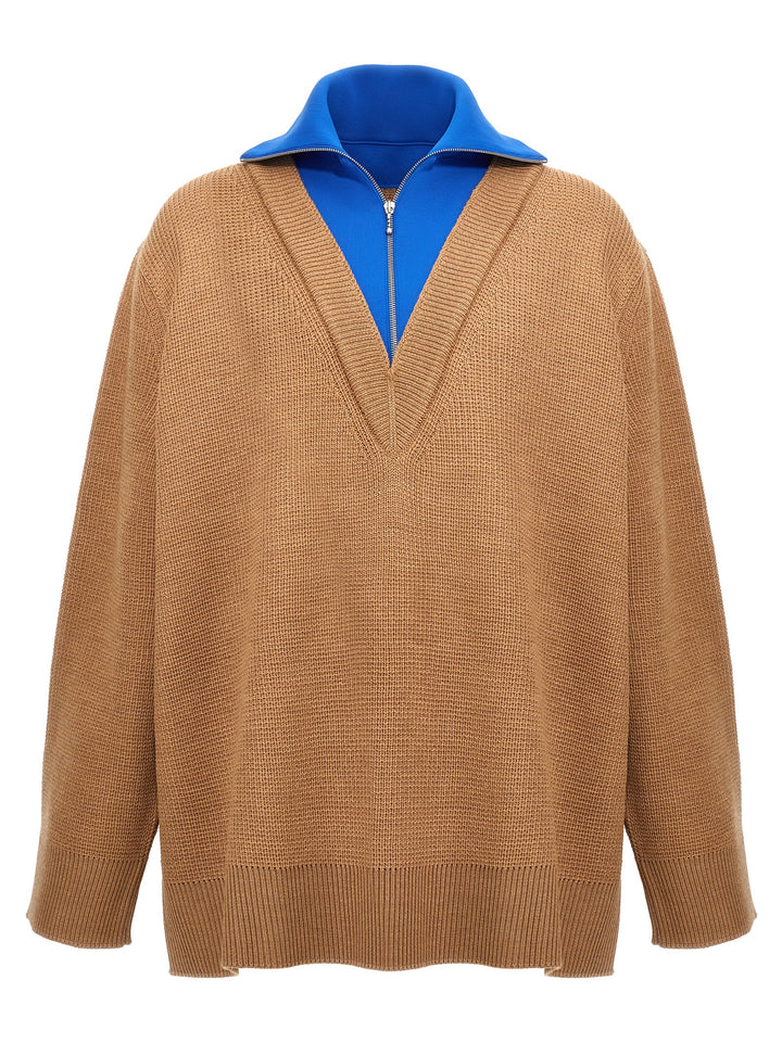 Jil Sander Multicolor Wool Cardigan