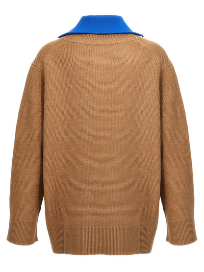 Jil Sander Multicolor Wool Cardigan