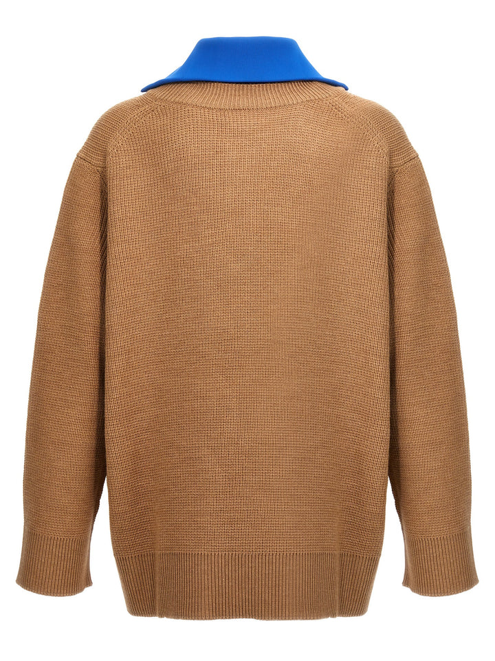 Jil Sander Multicolor Wool Cardigan