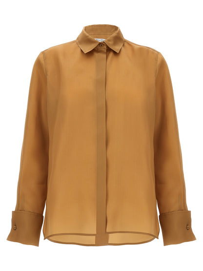 Max Mara Beige Silk Blouse